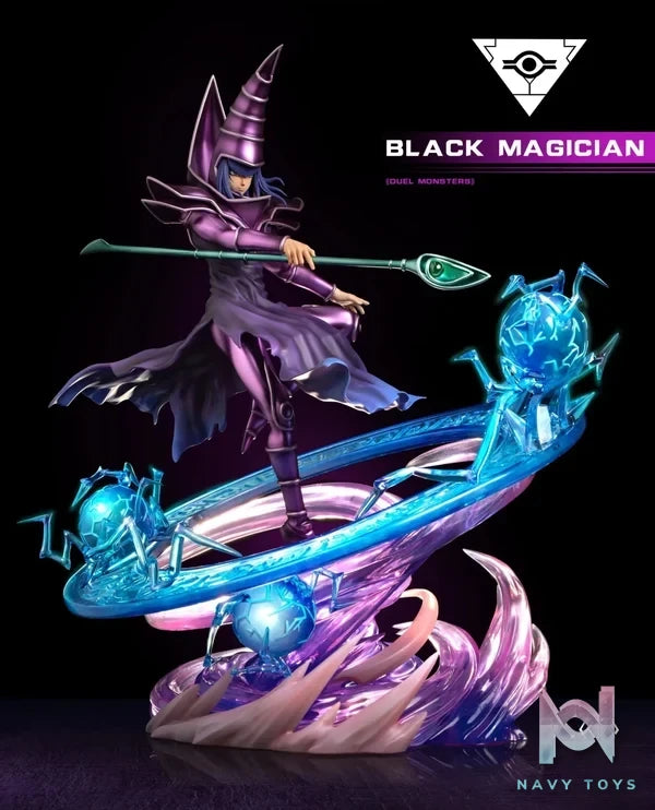 YU Studio - Yu - Gi - Oh! Black Magician resin statue Navy Toys anime figure
