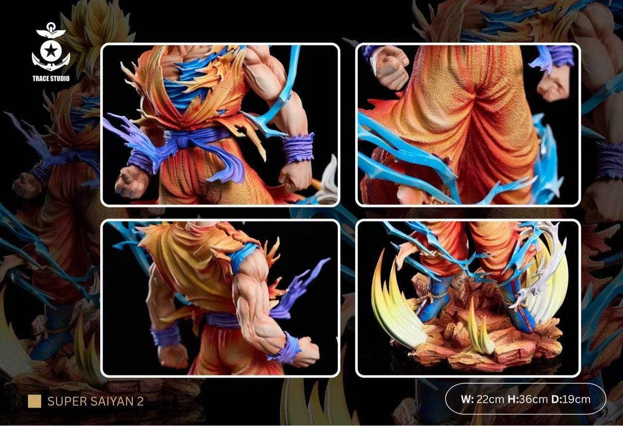 Goku Super Saiyan 2 - Dragon Ball - TRACE Studio resin statue TRACE Studio anime figure