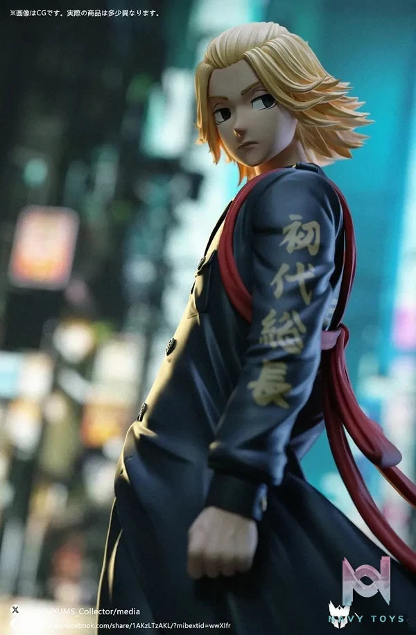 YUMS - Collectors Studio - Tokyo Revengers Mikey Manjiro Sano resin statue Navy Toys anime figure