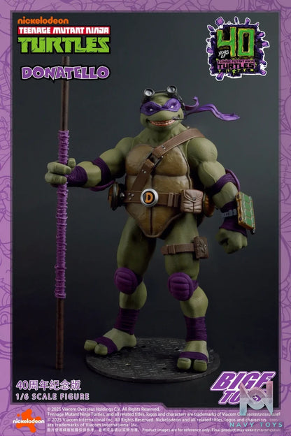 BIGFTOYS – TNMT Donatello 40th Anniversary Edition Action Figure BIGF-003 (Licensed)