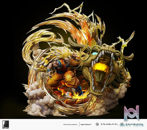 Son Goku SSJ3 Dragon Last Sleep Studio - Dragon Ball resin statue Last Sleep Studio anime figure