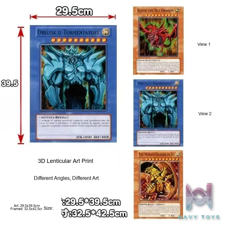 3D Printing Studio – lenticular prints with 3 changing angles of yu-gi-oh