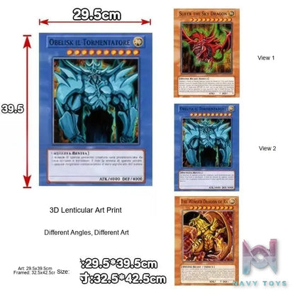 3D Printing Studio – lenticular prints with 3 changing angles of yu-gi-oh