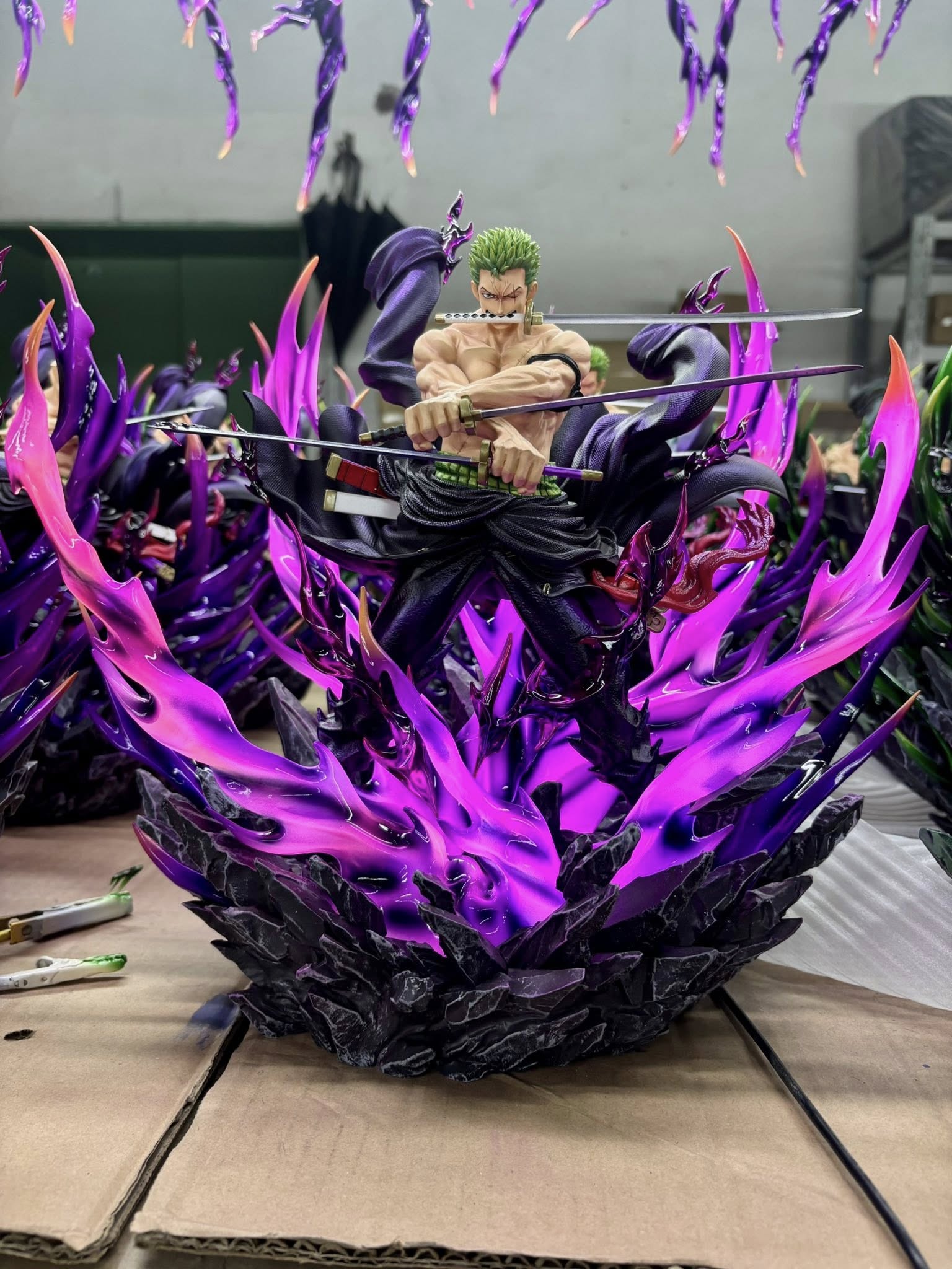 Zoro - One Piece - Rc ( Discount 50% ) resin statue Recast anime figure