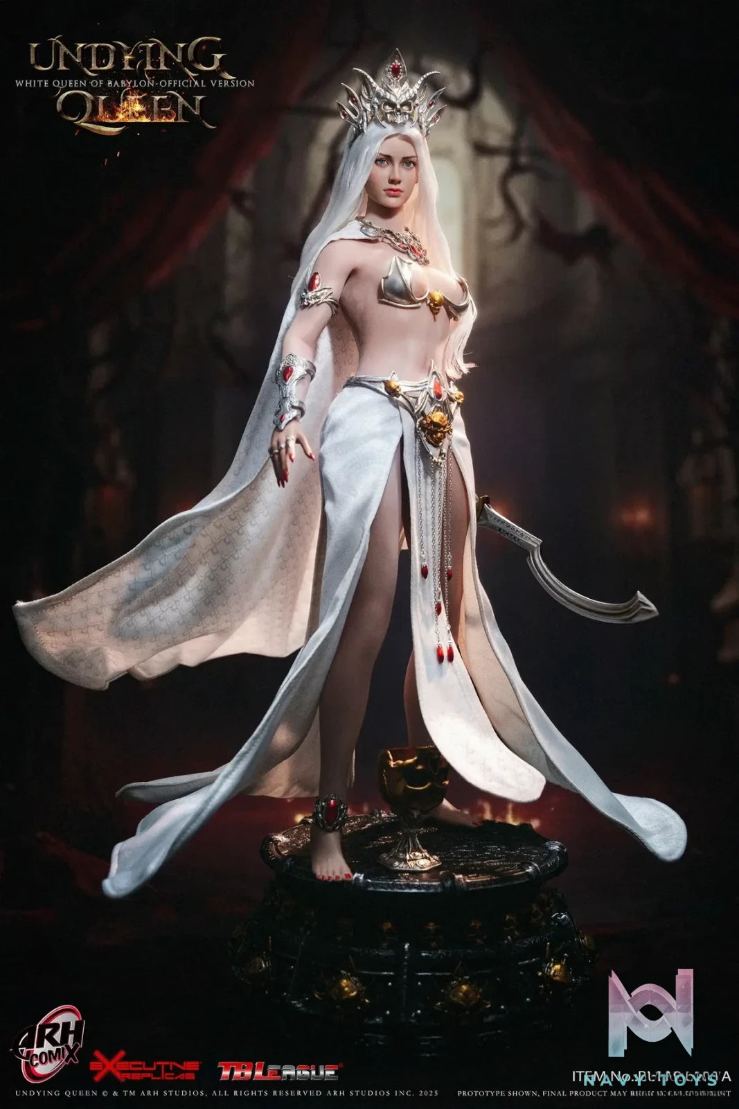 TBLeague – WHITE QUEEN OF BABYLON official version/variation version 1/6 Scale Action Figure PL2025-229A & PL2025-229B (Licensed)