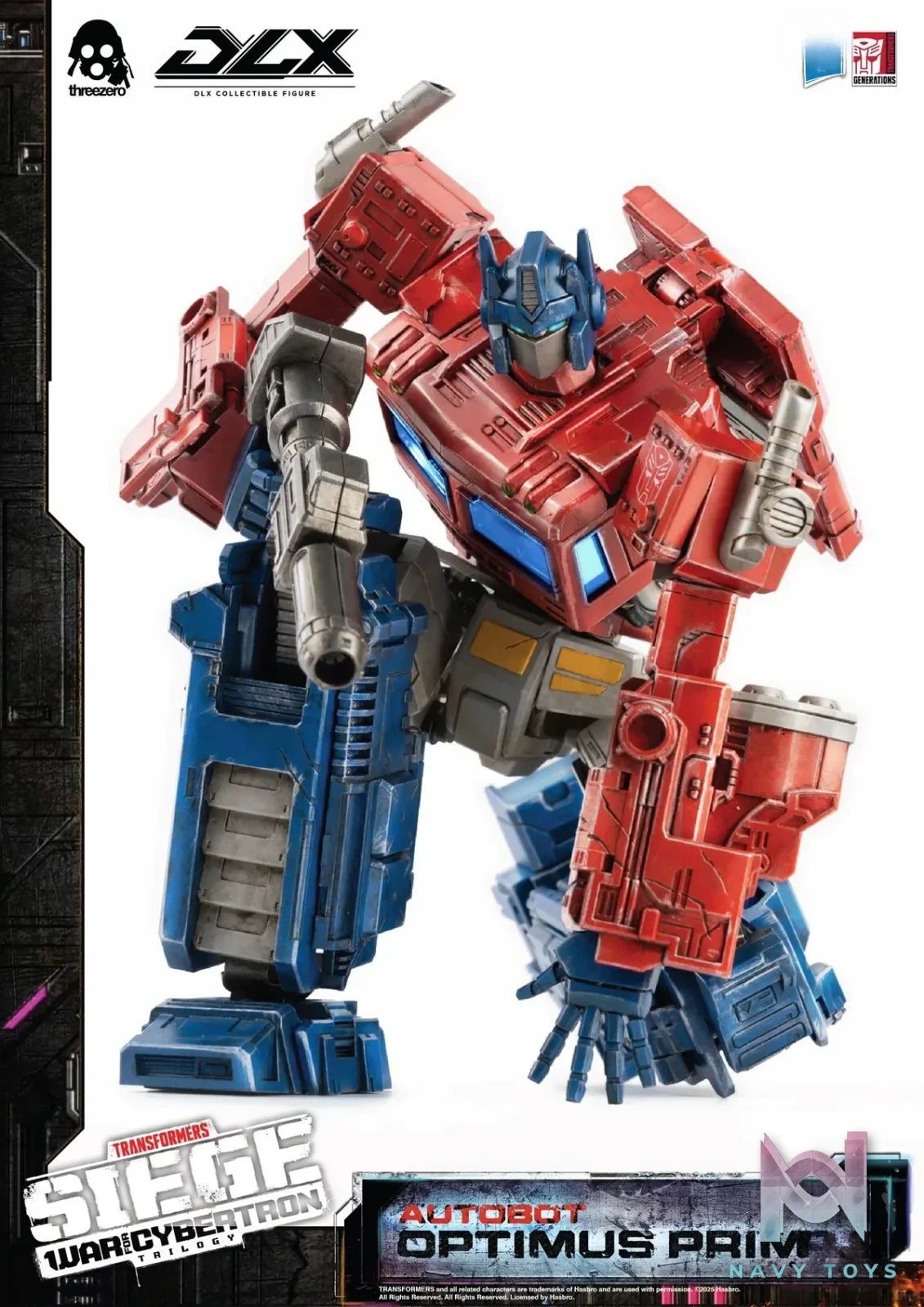 Threezero – Transformers: War for Cybertron 10-inch DLX Optimus Prime (Licensed)