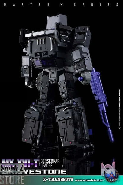 X-Transbots Studio – MX-12T Gravestone Motormaster Youth Version x MX-12B Trailer for MX-12A Gravestone Motormaster w/MX-12C Accessory Pack Transformers