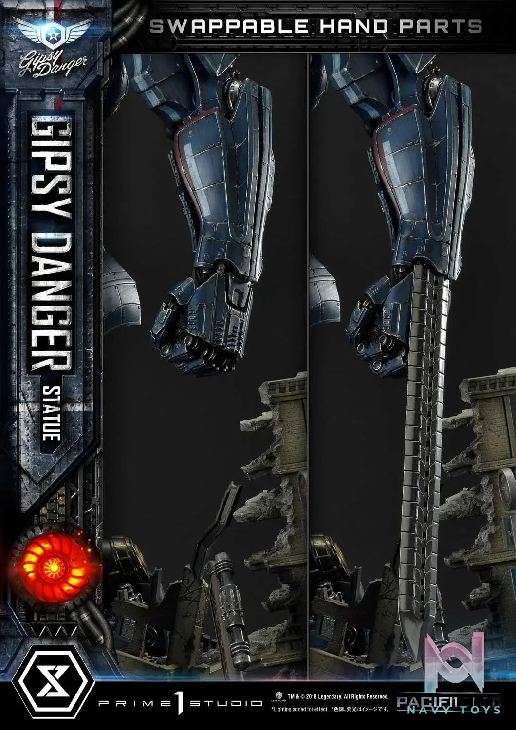 Prime 1 Studio – Ultimate Diorama Masterline Pacific Rim Gipsy Danger UDMPACRIM-01 UDMPACRIM-01DX (Licensed)