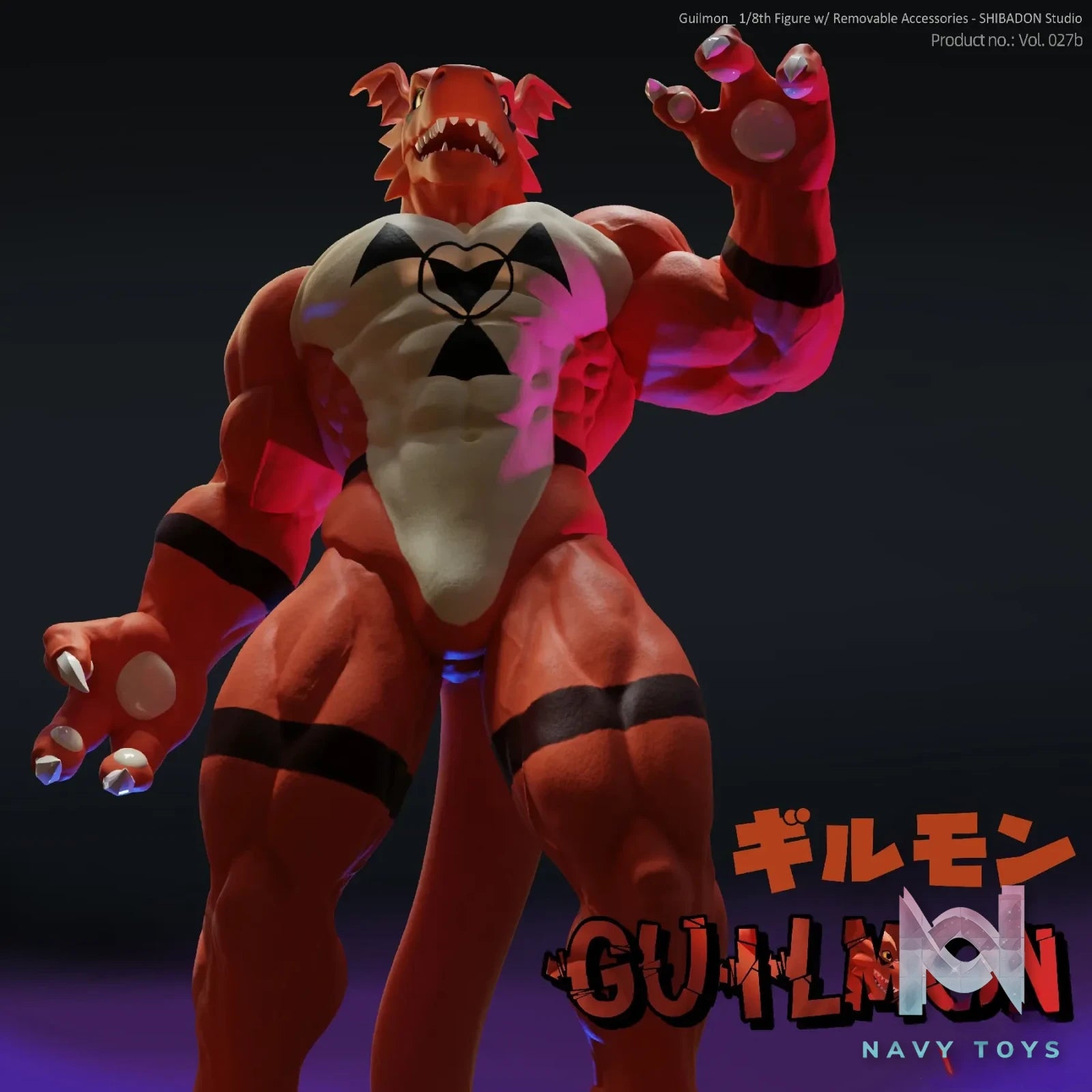 Shibadon Studio – Digimon Guilmon
