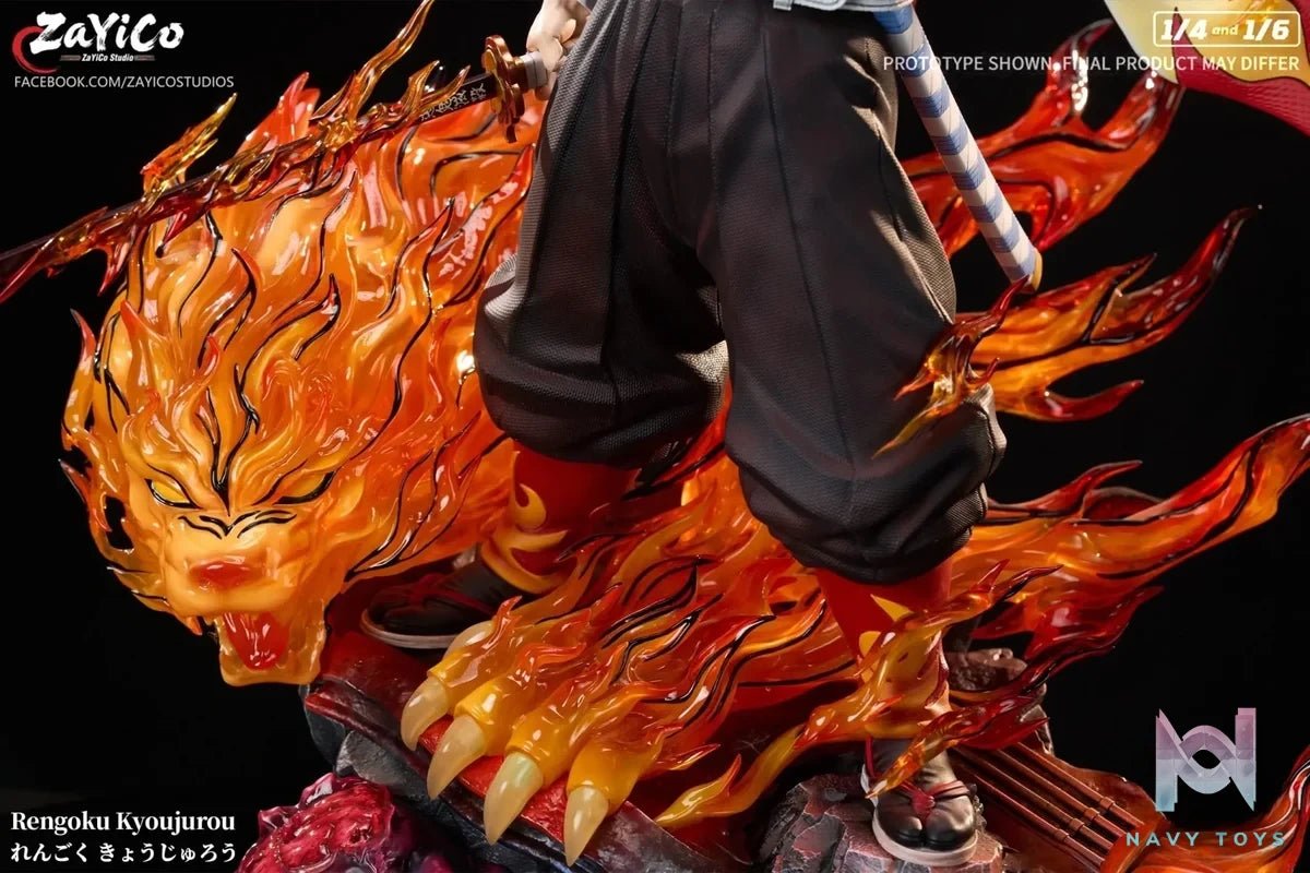 Flame Hashira Kyojuro Rengoku - Demon Slayer - Zayico Studio resin statue Navy Toys anime figure