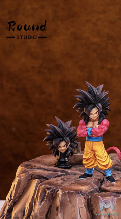 Round Studio – Dragon Ball GT Super Saiyan 4 Goku & Super Saiyan 4 Vegeta