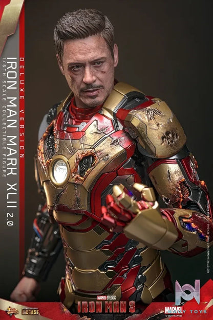 Hottoys Studio – Marvel Iron Man3 Iron Man Mark42 (2.0) MMS758D65 (Licensed)
