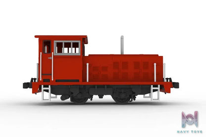 PLUM – Small Locomotive (L Type Orange & Convex Type Green) 1/80 Plastic Model (Licensed)
