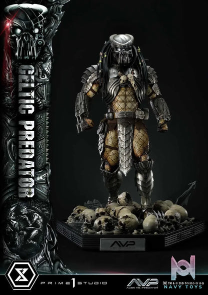 Prime 1 Studio Museum Masterline Alien vs. Predator Celtic Predator MMPR-05 MMPR-05S
