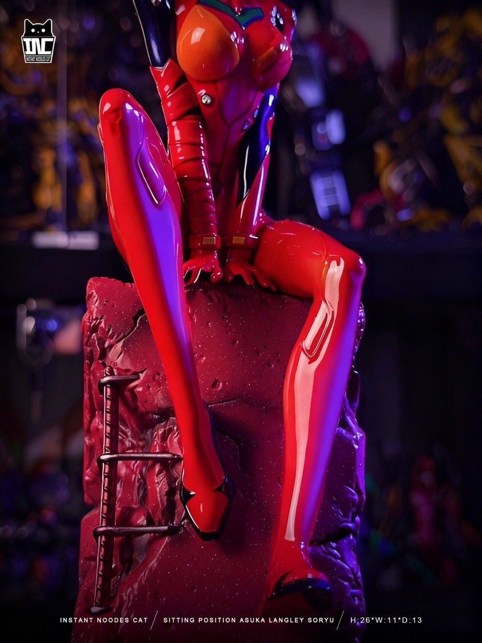 Sitting Asuka - Evangelion - Instant Noodles Studio resin statue Instant Noodles Studio anime figure