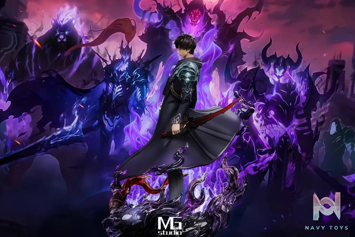 MG Studio - Solo Leveling Sung Jinwoo resin statue Navy Toys anime figure