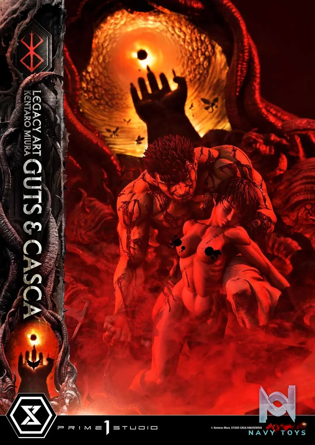 Prime 1 Studio – Legacy Art “Kentaro Miura” Berserk Guts & Casca LABR-03 LABR-03S