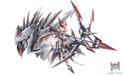 AniMester X Nuclear Gold Reconstruction – Polaris Star White 1/12 Plastic Model Kit (Licensed)