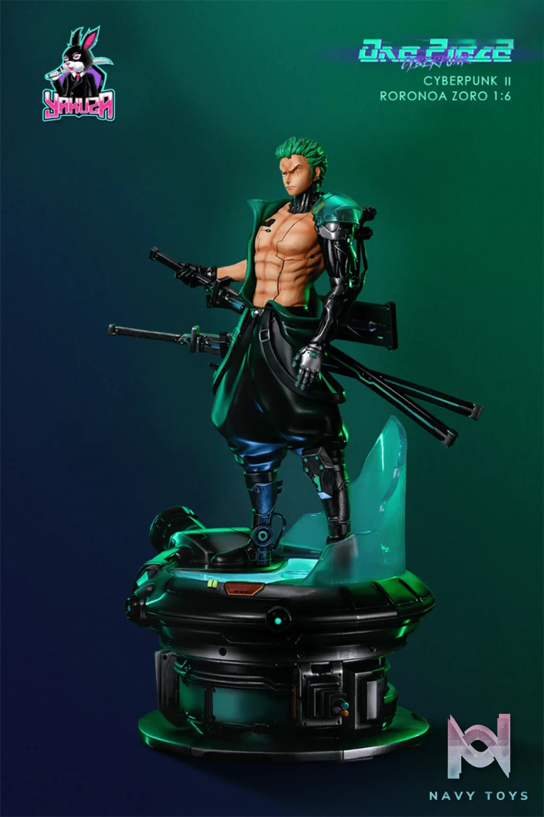 Yakuza Studio – One Piece Cyberpunk Series Roronoa Zoro