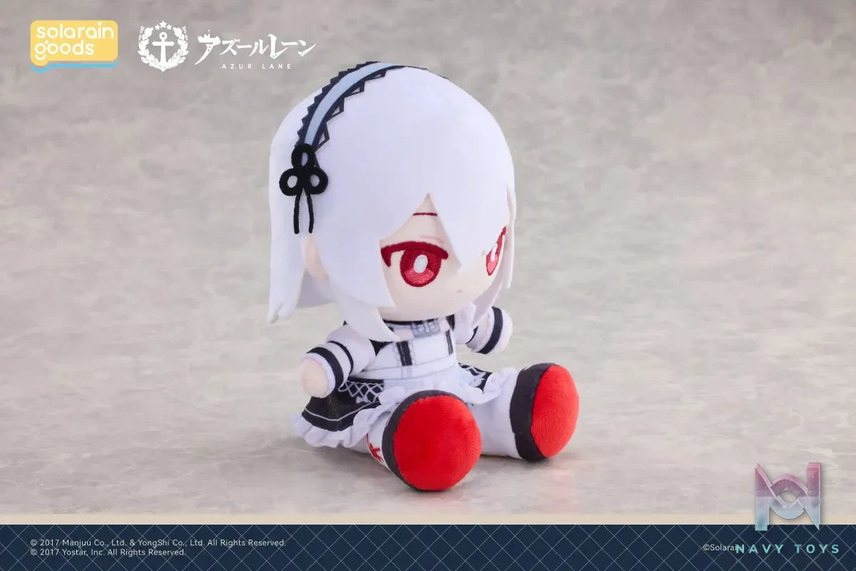 Solarain Toys – Azur Lane Cheshire × Formidable × Sirius PuniPuni Sitting Plush Doll (Licensed)