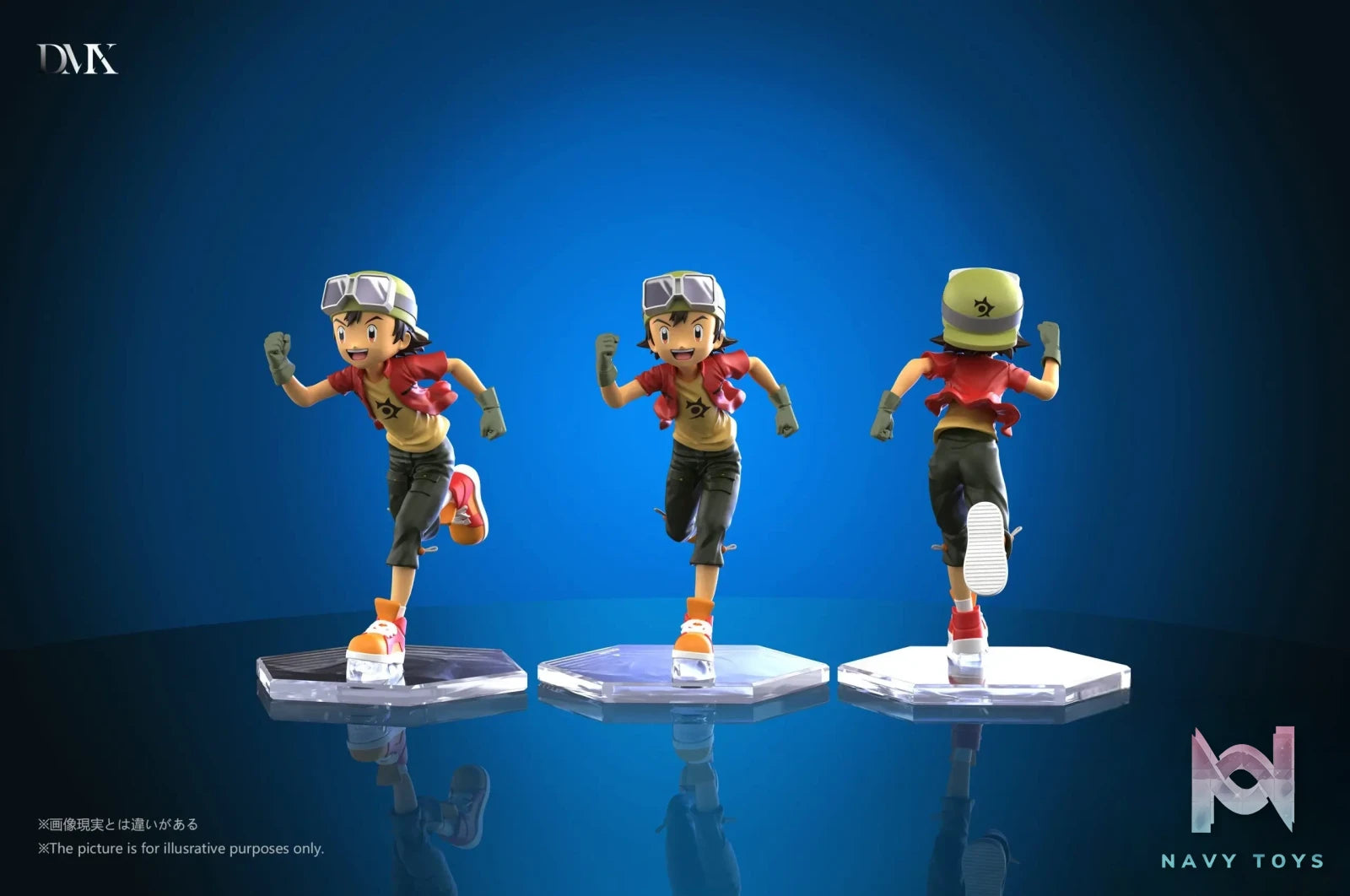 DMX Studio – Digimon Frontier Protagonists Running Set