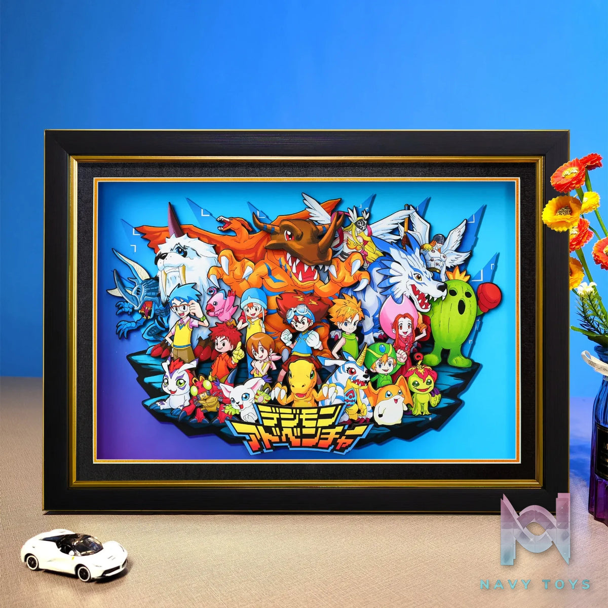 Yu Zhi Jiang Studio – Digimon Multiple Characters Series #7 3D Decorative Painting Digimon