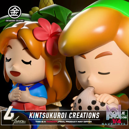 Kintsukuroi Creations Studio – The Legend of Zelda LINK AND MARIN 14 DIORAMA