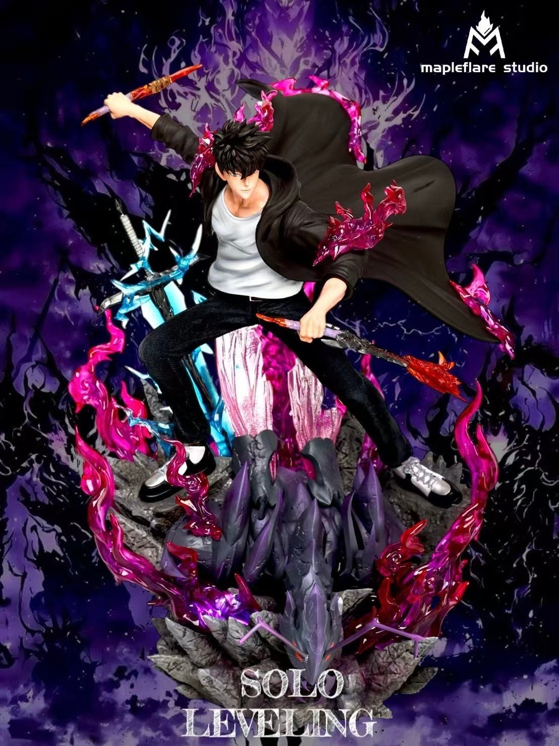 Sung Jinwoo & Cha Hae In - Solo Leveling - Mapleflare Studio resin statue Mapleflare Studio anime figure