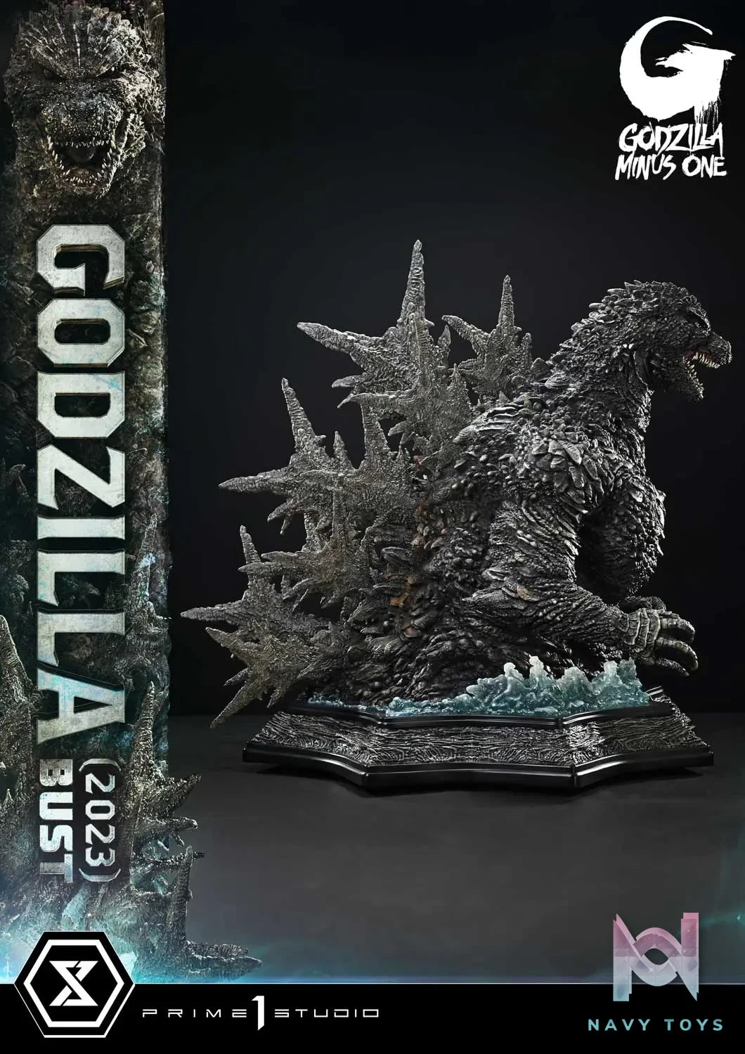 Prime 1 Studio – Life Size Bust GODZILLA MINUS ONE (Film) Godzilla (2023) LSGMO-01 LSGMO-01S (Licensed)