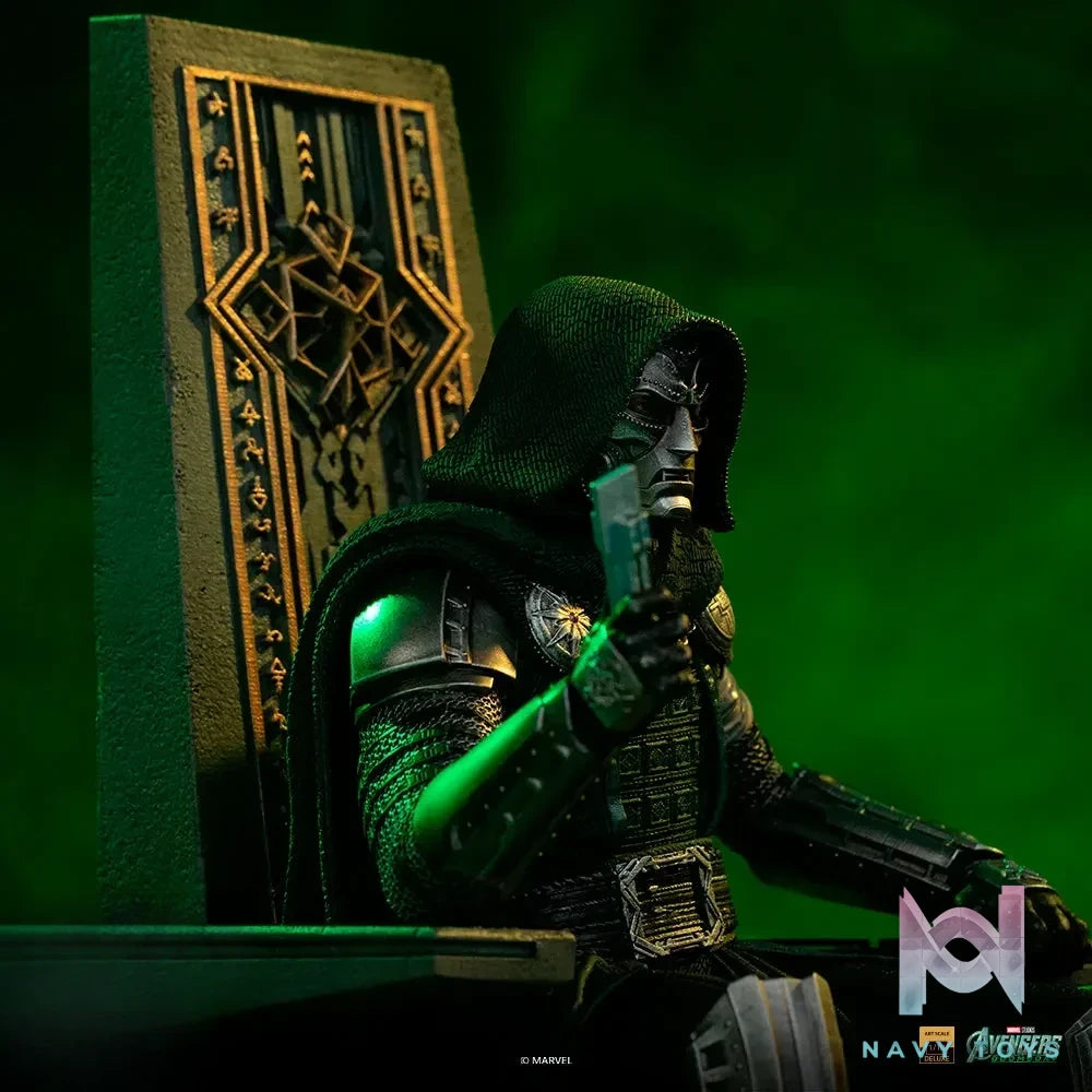 Iron Studio – Doctor Doom on Throne – Avengers: Doomsday – Art Scale 1/10 Statue MARCAS141126-10 (Licensed)