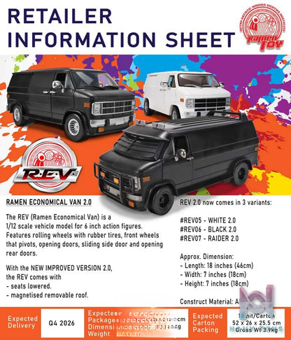 Ramen Toy – RAMEN ECONOMICAL VAN 2.0 REV05 REV06 REV07 (Licensed)