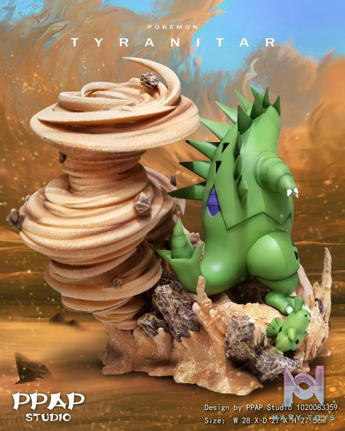 Tyranitar Family - Pokemon - PPAP Studio resin statue ppap studio anime figure