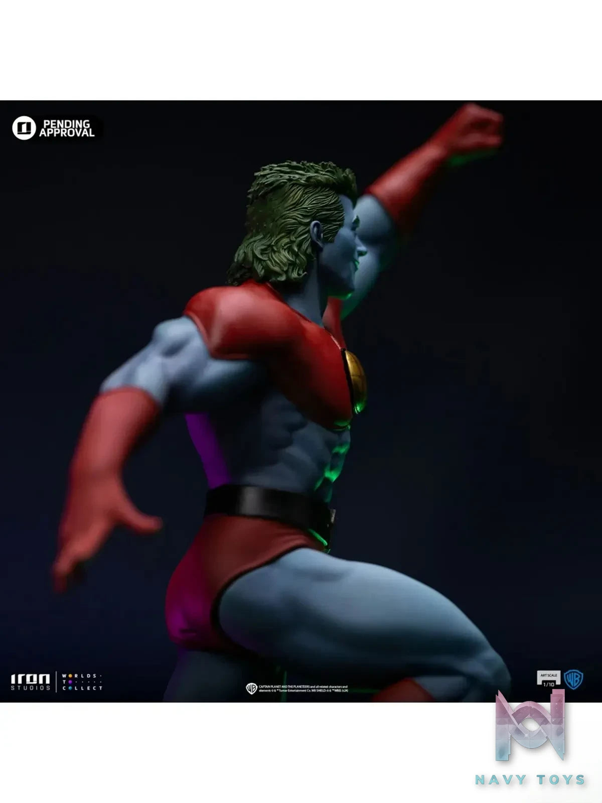 Iron Studio – Captain Planet and the Planeteers 1/10 Captain Planet Statue CAPPLT116124-10 (Licensed)