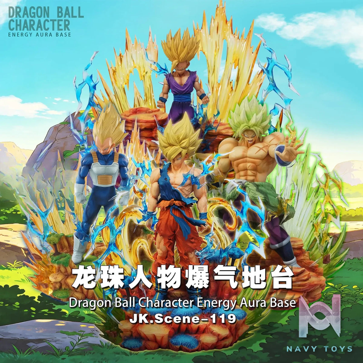 Jacksdo Studio – Character Energy Aura Base Dragon Ball