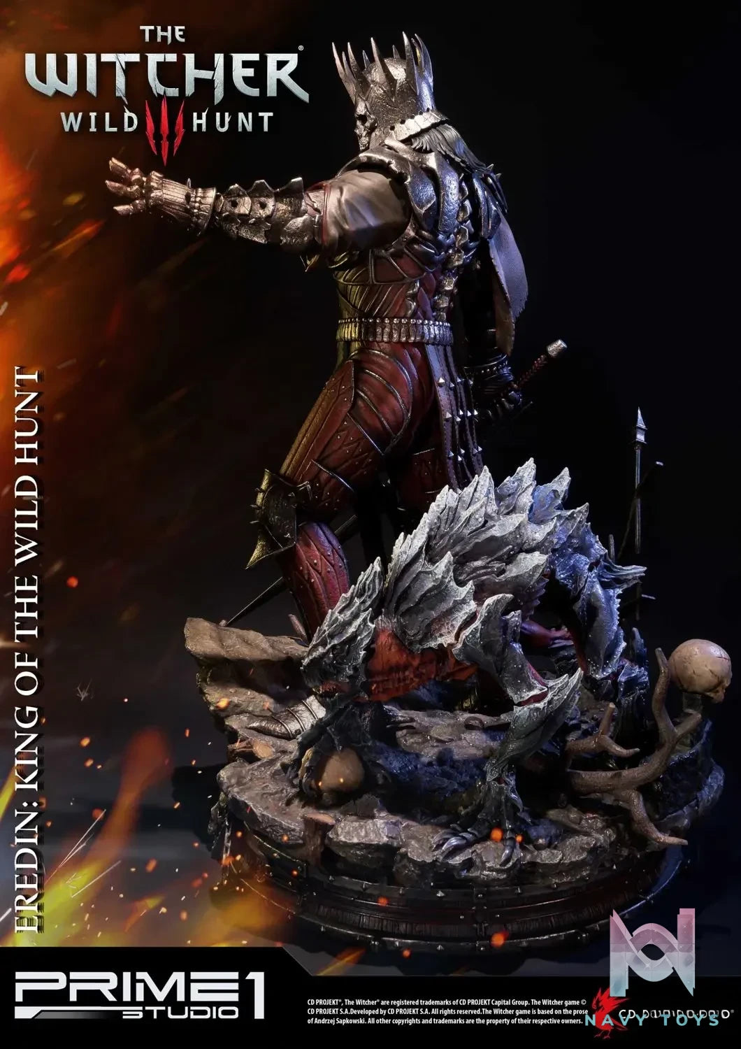Prime 1 Studio – Premium Masterline The Witcher 3: Wild Hunt Eredin: King of the Wild Hunt PMW3-02 PMW3-02EX (Licensed)