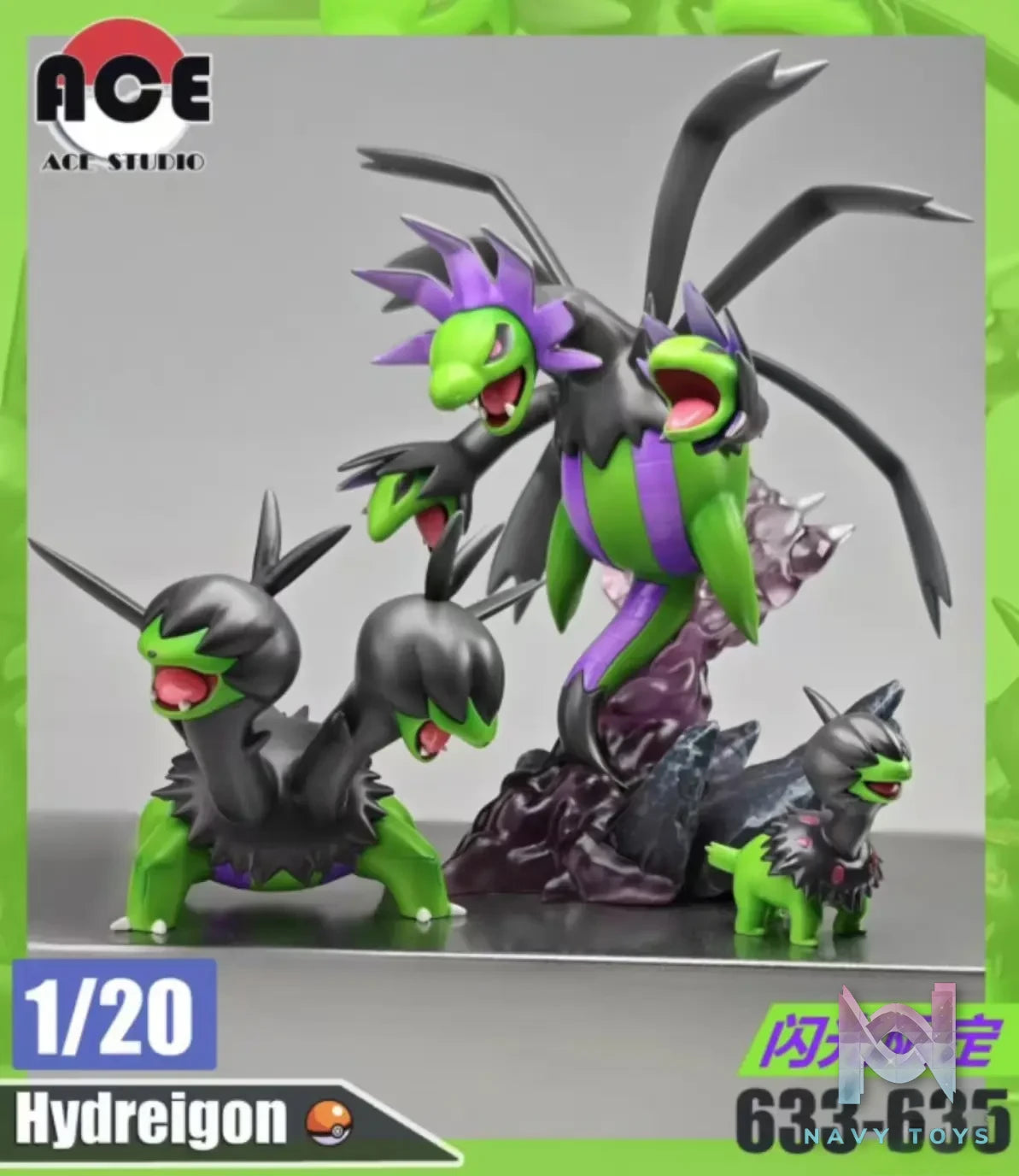ACE Studio – Pokémon Hydreigon Evolution Group