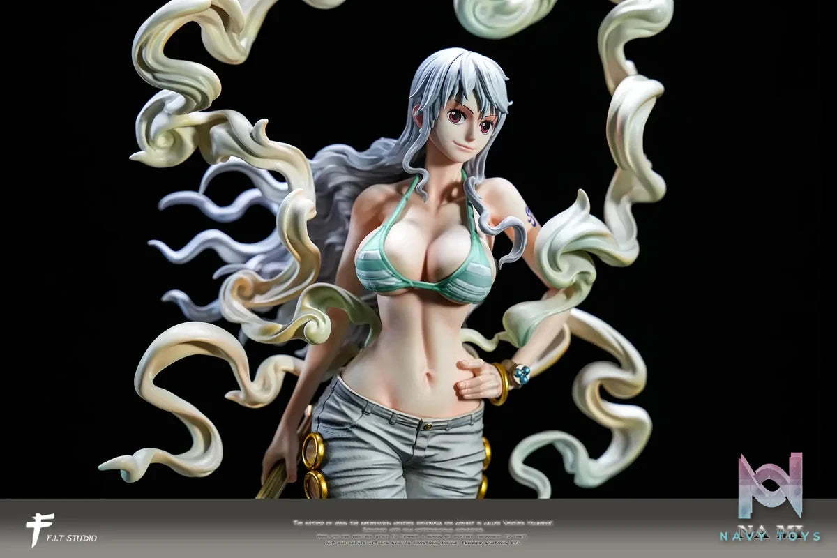 F.I.T Studio - One Piece Nika Form Nami resin statue Navy Toys anime figure