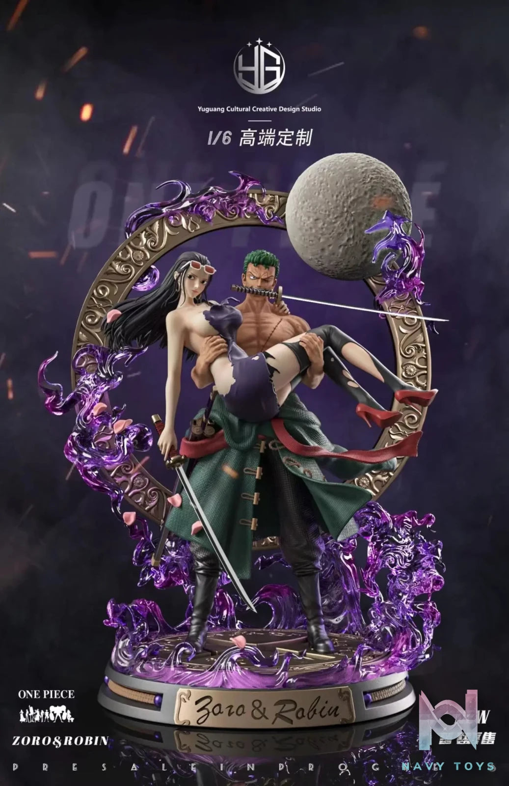 Yuguang Cultural Creative Design Studio – One Piece Roronoa Zoro and Nico Robin