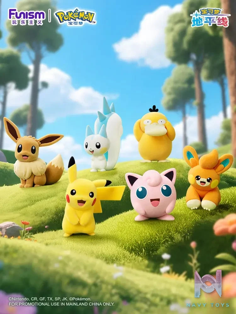 Funism – Pokémon Q-version Flocked Figure (Licensed)