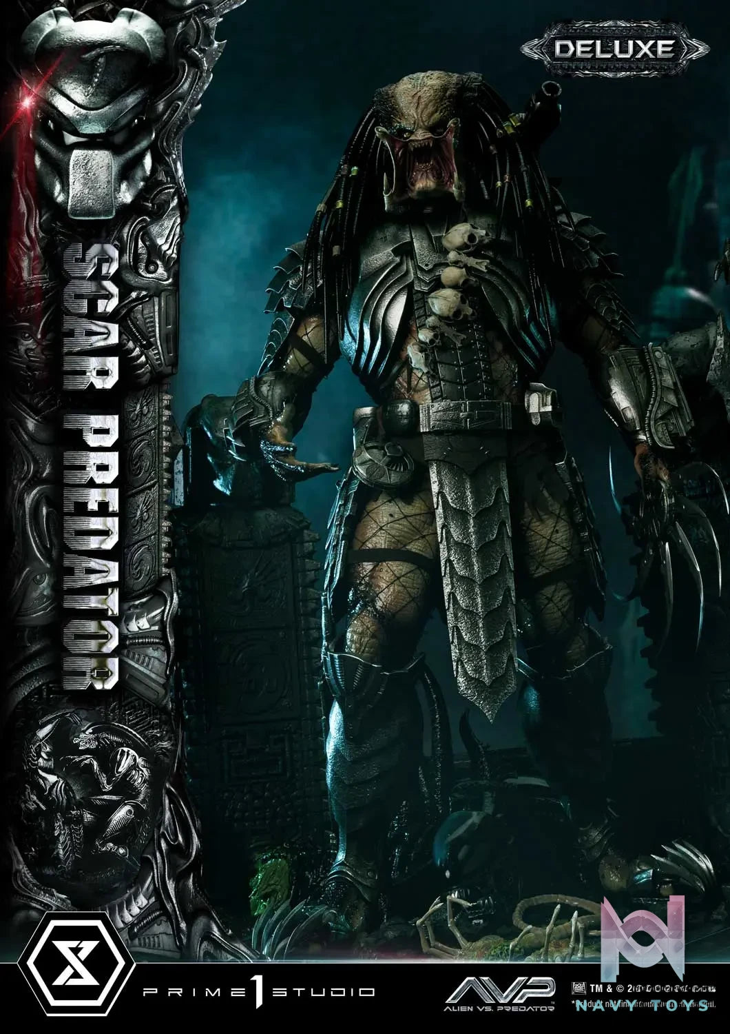 Prime 1 Studio Museum Masterline Alien vs. Predator Scar Predator MMPR-04 MMPR-04DX MMPR-04DXS