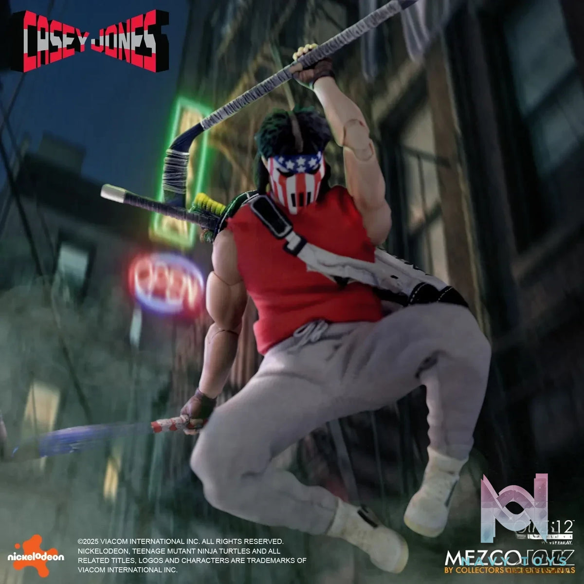 Mezco Studio – 1/12 Teenage Mutant Ninja Turtles – Casey Jones Figure (Licensed)