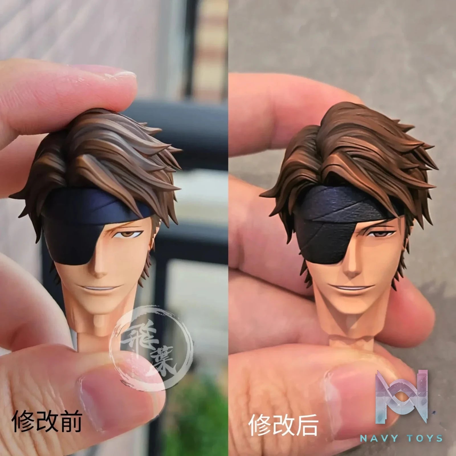 FlyLeaf Studio - BLEACH Five Dragons Sosuke Aizen resin statue Navy Toys anime figure