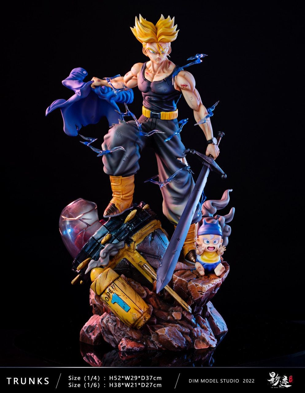 Trunks resin statue Dim Model Studio anime figure