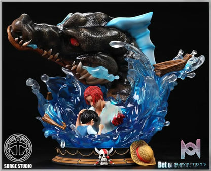 Surge Studio – One Piece Luffy and Shanks