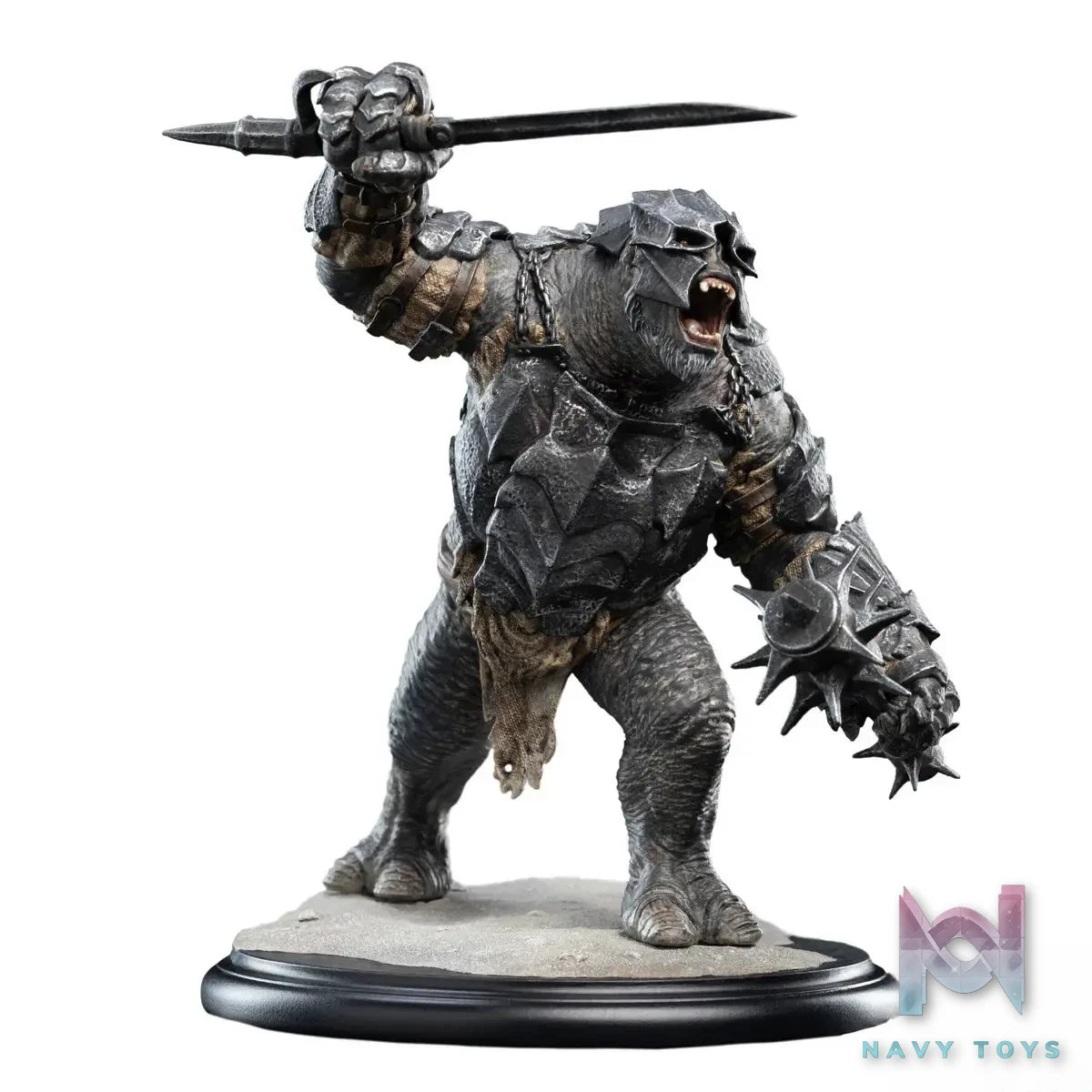 WETA Workshop Studio – The Lord of the Rings Trilogy Miniature Statue-Olog-hai of the Black Gate Statue 86-01-04766 (Licensed)