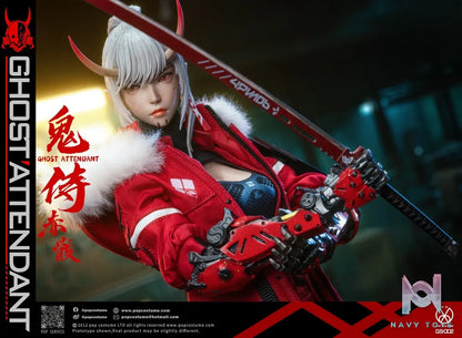 POP COSTUME Studio – GS-002 Ghost Attendant Red Remains 1/6 Action Figure (Licensed)