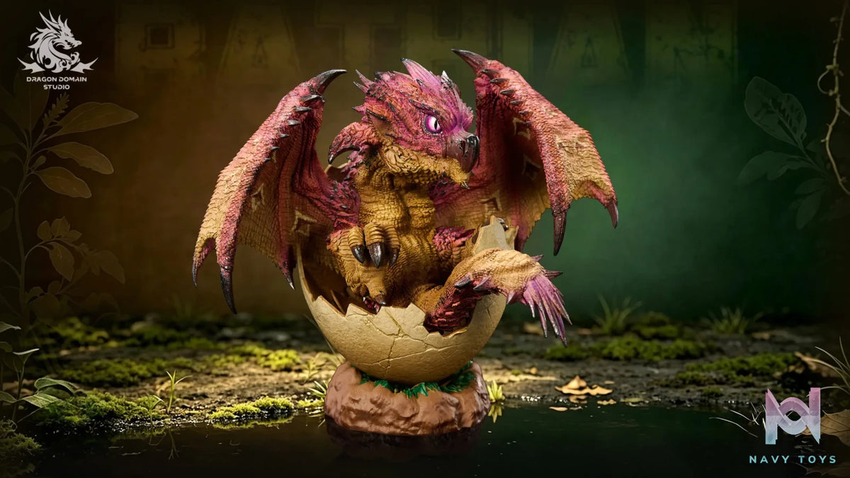 Dragon Realm Studio – Newborn Egg Series Rathalos X Rathian Family Set Monster Hunter