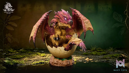 Dragon Realm Studio – Newborn Egg Series Rathalos X Rathian Family Set Monster Hunter
