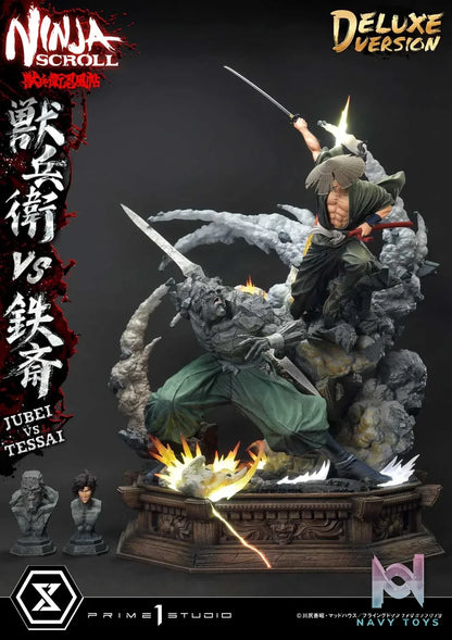 Prime 1 Studio – Ultimate Premium Masterline Ninja Scroll Jube versus Tessai UPMNS-01 UPMNS-01DX UPMNS-01DXS (Licensed)