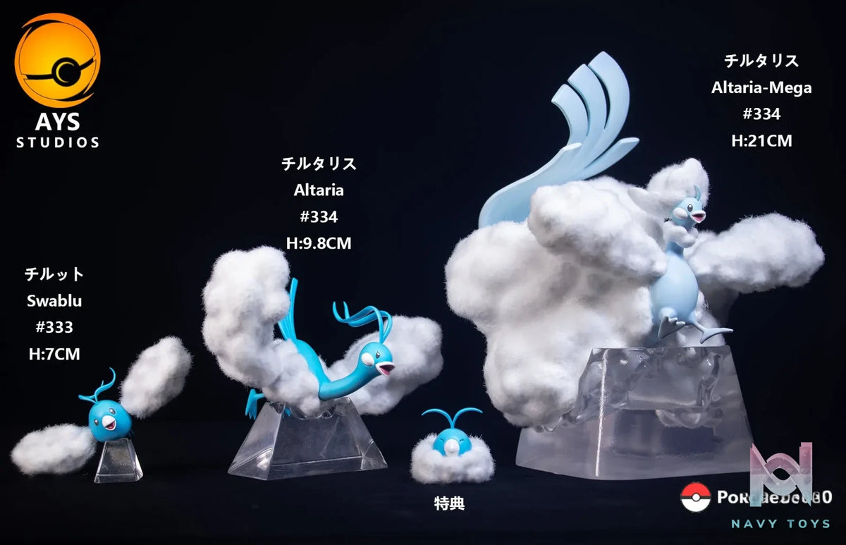 AYS Studio – Pokemon 120 Pokedex Series – Green Mian Bird Evolution Group
